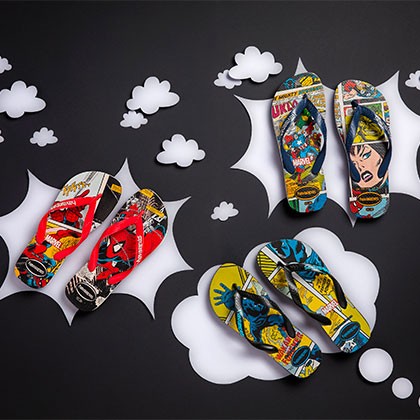 Havaianas Top Marvel Classics: infradito uomo, donna e bambino con grafiche Marvel iconiche per l&rsquo;es