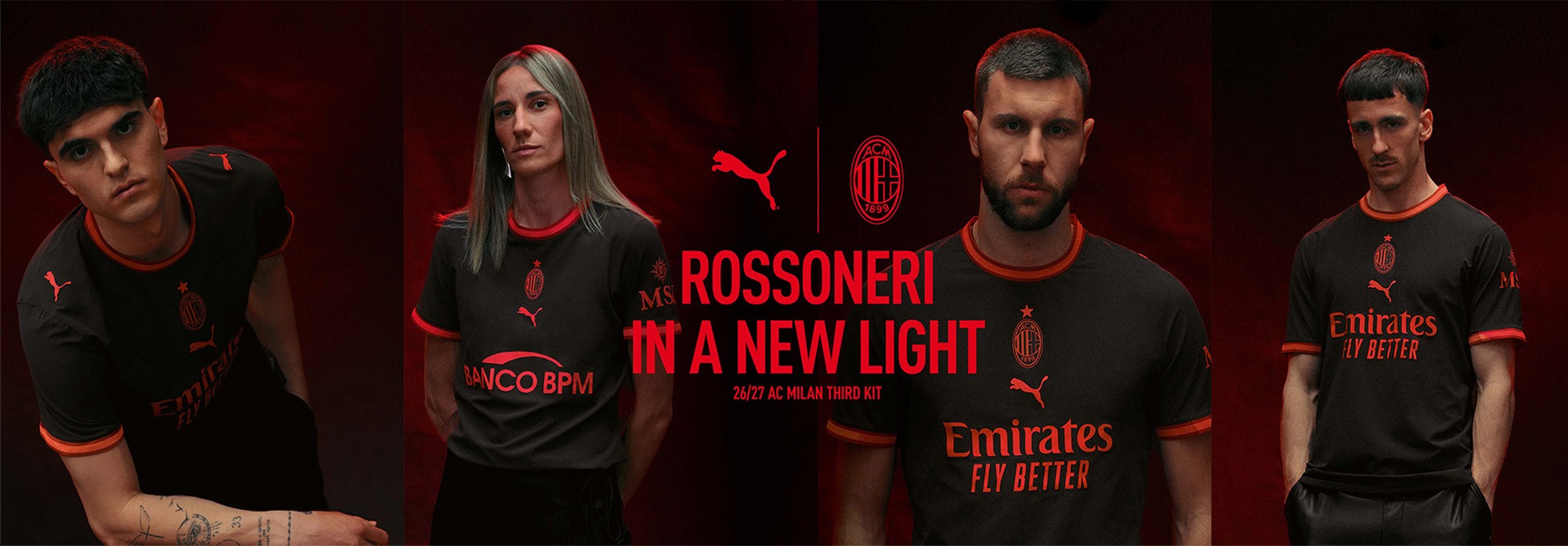 MAGLIA MILAN NERA